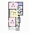 水島臨海鉄道水島本線/弥生駅 徒歩4分 1階 築14年 2DKの間取り