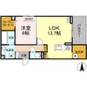 水島臨海鉄道水島本線/西富井駅 徒歩15分 1階 築浅 1LDKの間取り