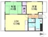 山陽本線（中国）/倉敷駅 徒歩8分 3階 築29年 2LDKの間取り