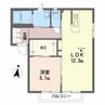 フォーレス２１　Ｂ棟 1LDKの間取り