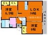 水島臨海鉄道水島本線/浦田駅 徒歩1分 2階 築15年 2LDKの間取り