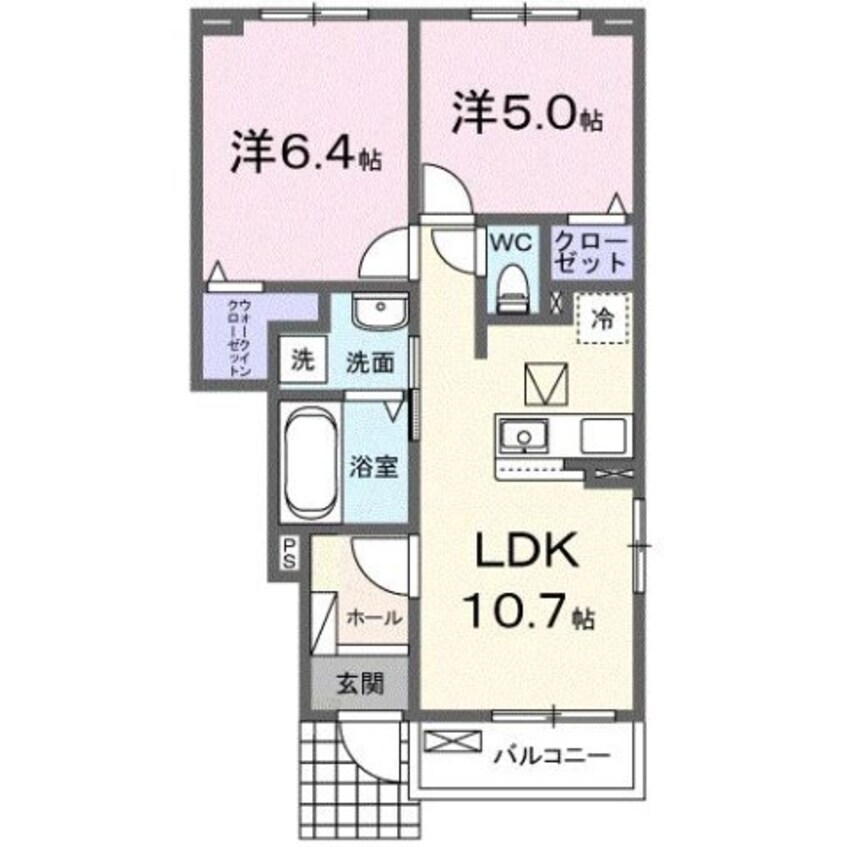 間取図 水島臨海鉄道水島本線/浦田駅 徒歩10分 1階 建築中
