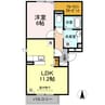 山陽本線（中国）/倉敷駅 徒歩3分 3階 築9年 1LDKの間取り