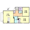 水島臨海鉄道水島本線/弥生駅 徒歩14分 2階 築19年 2LDKの間取り