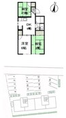 山陽本線（中国）/北長瀬駅 徒歩23分 1階 築40年 3DKの間取り