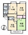 山陽本線（中国）/倉敷駅 徒歩23分 1階 築32年 3Kの間取り