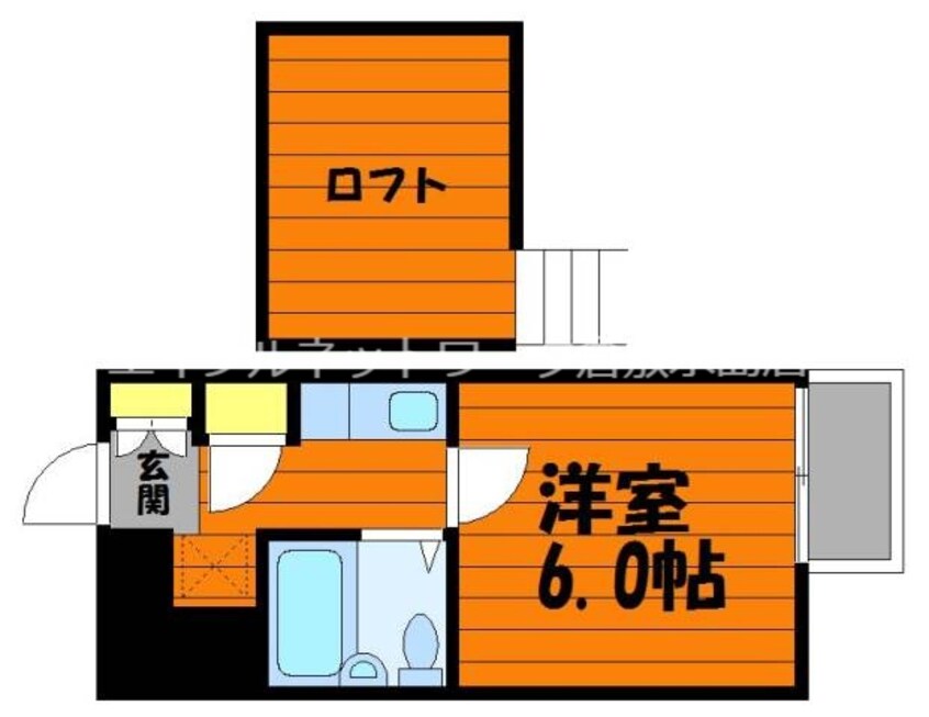 間取図 水島臨海鉄道水島本線/栄駅 徒歩8分 2階 築34年