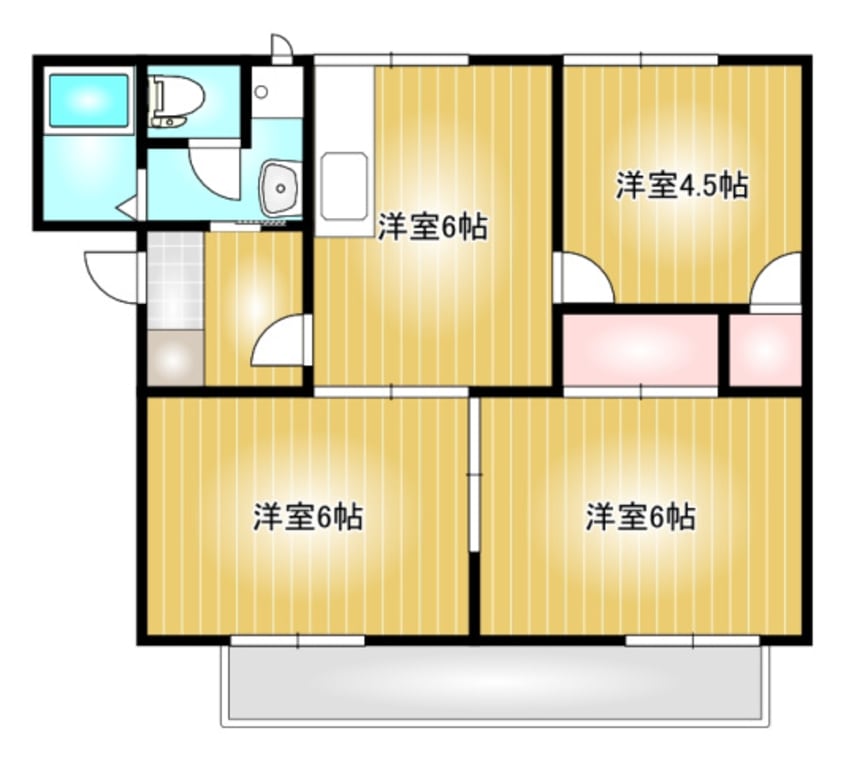 間取図 グリーンタウン