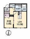 山陽本線（中国）/倉敷駅 徒歩24分 1階 築8年 1LDKの間取り