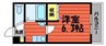 山陽本線（中国）/倉敷駅 徒歩20分 1階 築35年 1Kの間取り