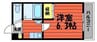 山陽本線（中国）/倉敷駅 徒歩20分 1階 築35年 1Kの間取り