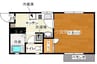 山陽本線（中国）/新倉敷駅 徒歩5分 2階 築29年 1Kの間取り