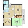 宇野線<宇野みなと線>/備前田井駅 徒歩9分 2階 築35年 3DKの間取り