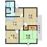 宇野線<宇野みなと線>/備前田井駅 徒歩9分 1階 築35年 3DKの間取り