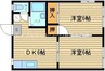 宇野線<宇野みなと線>/常山駅 徒歩37分 1階 築32年 2DKの間取り