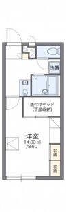 レオパレスＤＲＥＡＭ　寺坂 1Kの間取り