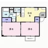 山陽本線（中国）/金光駅 徒歩11分 2階 築21年 2DKの間取り