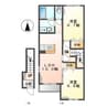 瀬戸大橋線/上の町駅 徒歩4分 2階 築11年 2LDKの間取り
