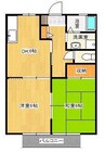 山陽本線（中国）/新倉敷駅 徒歩23分 1階 築27年 3DKの間取り