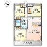 山陽本線（中国）/西阿知駅 徒歩16分 2階 築10年 3LDKの間取り