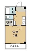 山陽本線（中国）/中庄駅 徒歩9分 2階 築33年 1Kの間取り