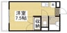宇野線<宇野みなと線>/茶屋町駅 徒歩12分 2階 築29年 1Rの間取り