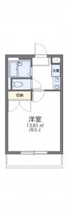 瀬戸大橋線/上の町駅 徒歩21分 2階 築26年 1Kの間取り