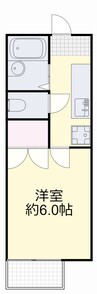 山陽本線（中国）/岡山駅 バス:65分:停歩2分 2階 築29年 1Kの間取り