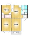 山陽本線（中国）/庭瀬駅 徒歩30分 2階 築32年 3DKの間取り