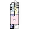 山陽本線（中国）/倉敷駅 徒歩15分 5階 築6年 1Kの間取り