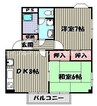 宇野線<宇野みなと線>/備前田井駅 徒歩19分 1階 築28年 2DKの間取り