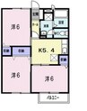 山陽本線（中国）/金光駅 徒歩13分 2階 築26年 3Kの間取り