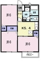 山陽本線（中国）/金光駅 徒歩13分 2階 築26年 3Kの間取り