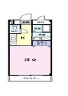 山陽本線（中国）/中庄駅 徒歩6分 2階 築19年 1Kの間取り