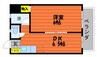 山陽本線（中国）/中庄駅 徒歩15分 2階 築48年 1DKの間取り
