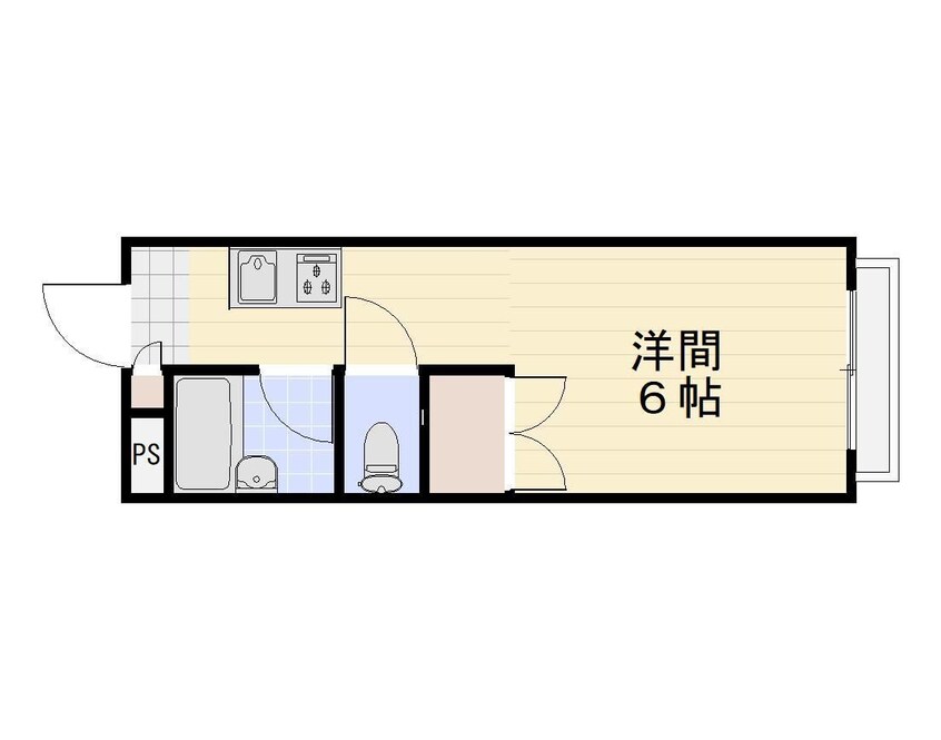 間取図 瀬戸大橋線/児島駅 徒歩9分 1階 築30年