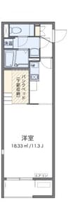 吉備線<桃太郎線>/東総社駅 徒歩18分 1階 築8年 1Rの間取り