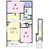 水島臨海鉄道水島本線/福井駅 徒歩5分 2階 築5年 2LDKの間取り