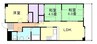 山陽本線（中国）/倉敷駅 徒歩16分 4階 築35年 3LDKの間取り