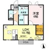 水島臨海鉄道水島本線/球場前駅 徒歩17分 1階 築浅 1LDKの間取り