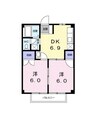 山陽本線（中国）/中庄駅 徒歩17分 2階 築31年 2DKの間取り