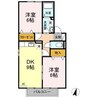 水島臨海鉄道水島本線/弥生駅 徒歩24分 2階 築20年 2DKの間取り