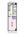 山陽本線（中国）/新倉敷駅 徒歩5分 4階 築20年 1Kの間取り