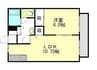 山陽本線（中国）/西阿知駅 徒歩9分 1階 築35年 1LDKの間取り