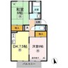 伯備線/清音駅 徒歩12分 1階 築27年 2DKの間取り