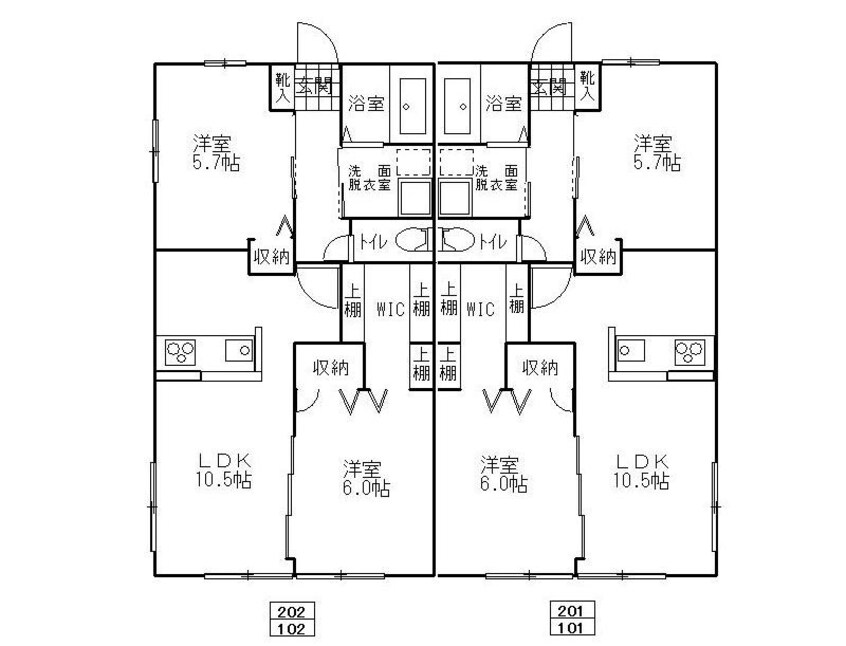 間取図 瀬戸大橋線/植松駅 徒歩19分 2階 築13年