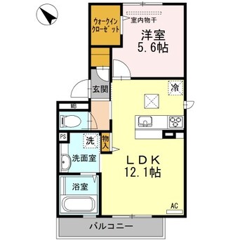 間取図 瀬戸大橋線/児島駅 徒歩25分 1階 築10年