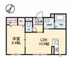 山陽本線（中国）/西阿知駅 徒歩20分 1階 築8年 1LDKの間取り