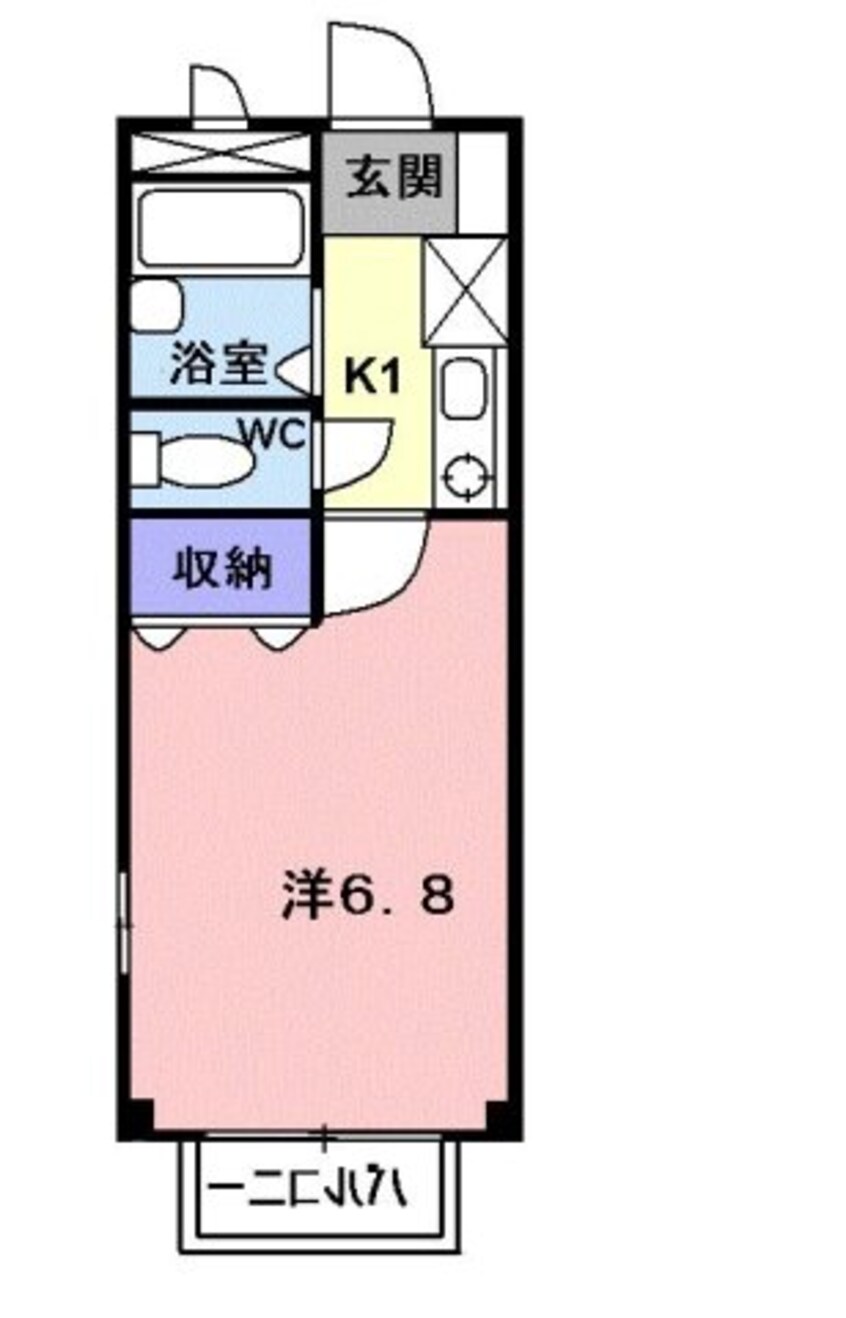 間取図 山陽本線（中国）/中庄駅 徒歩19分 2階 築27年