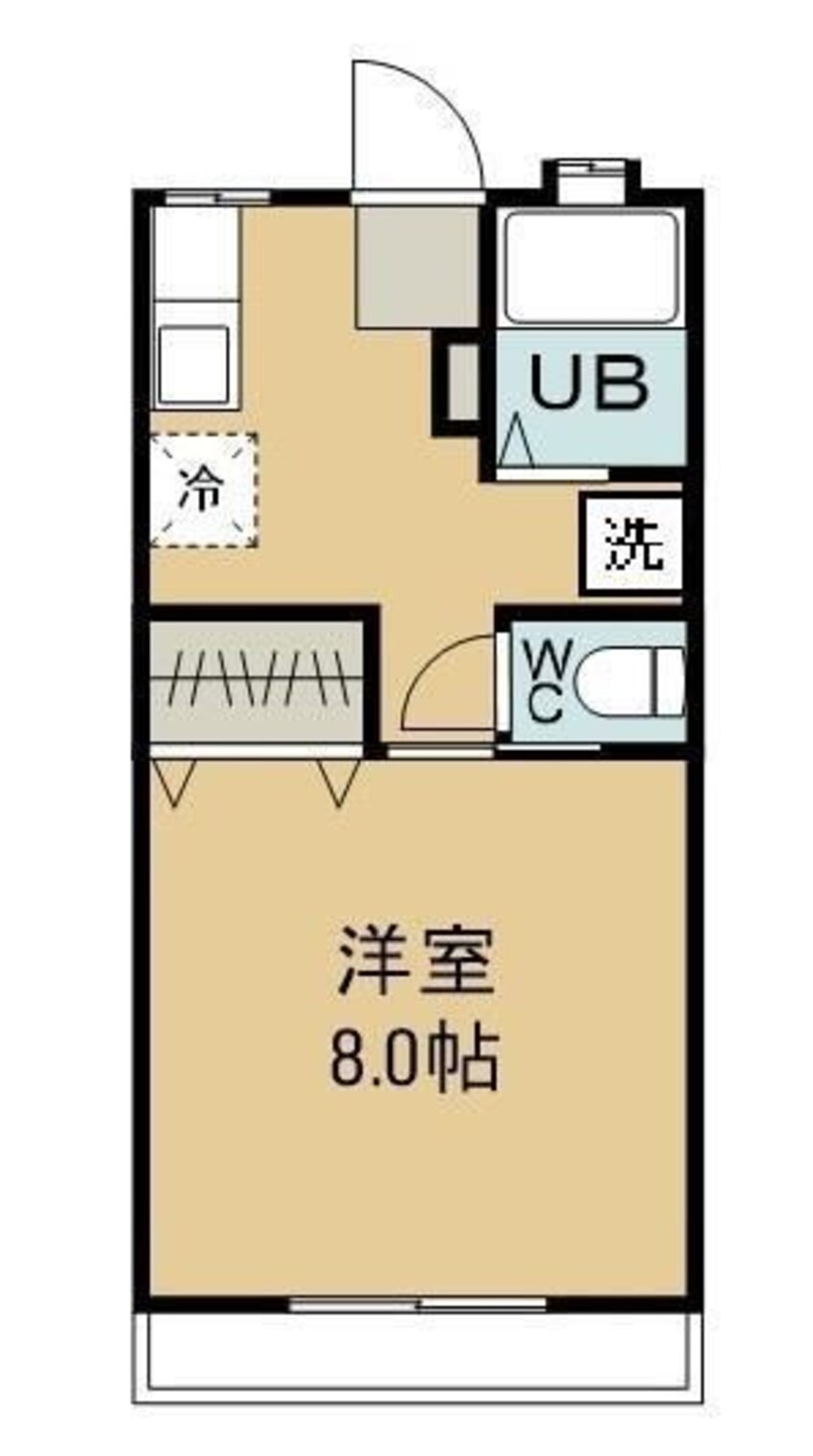 間取図 山陽本線（中国）/中庄駅 徒歩11分 2階 築49年
